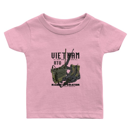 Vietnam Veteran Radio Operator Baby T Shirts
