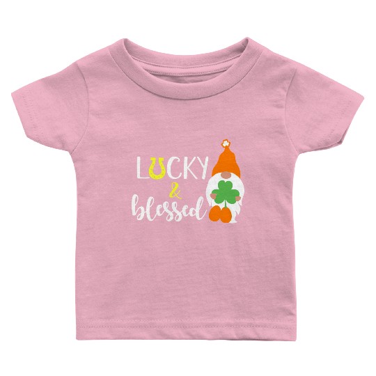Lucky And Blessed Baby T Shirts