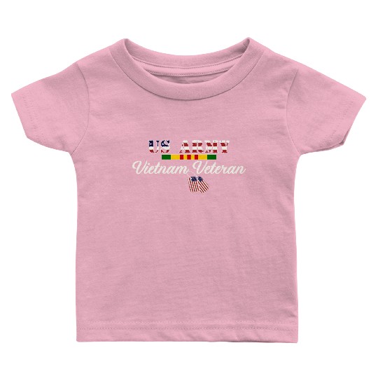 US Army Vietnam Veteran Baby T Shirts