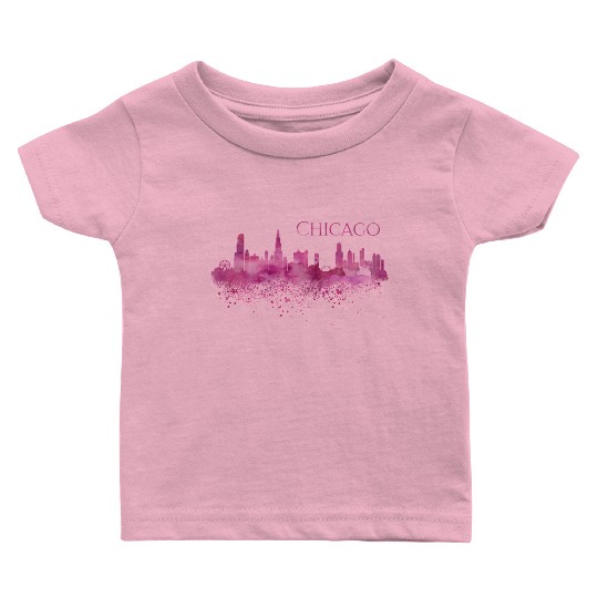 Chicago yline Baby T Shirts
