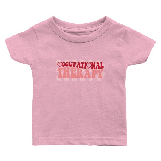 Groovy Occupational Therapy Therapist'S Day Baby T Shirts