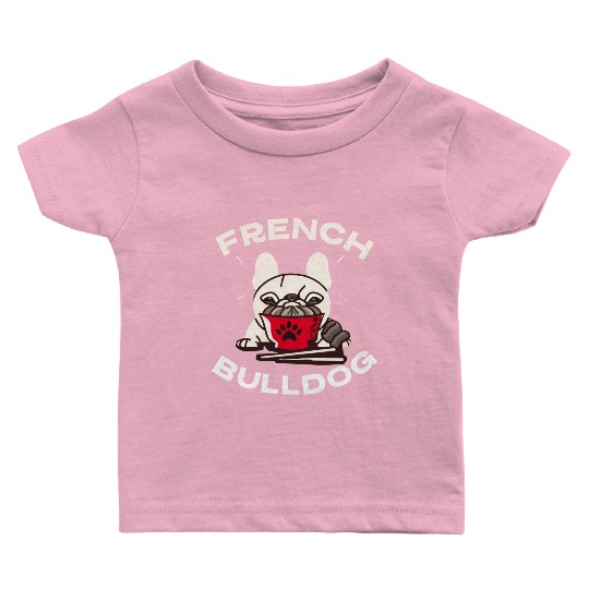 French Bulldog Ramen Lover Dog Owner Frenchie Mom Baby T Shirts