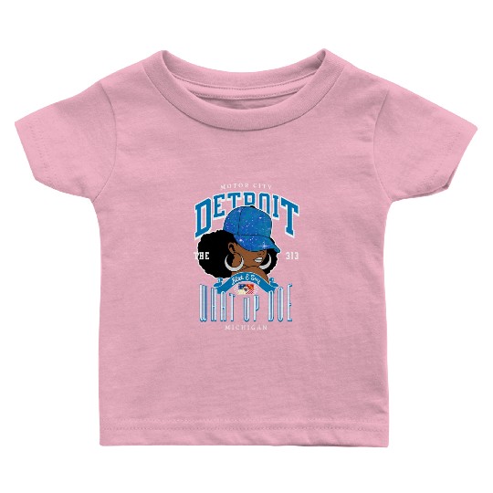 313 Detroit Area Code Unapologetically Baby T Shirts
