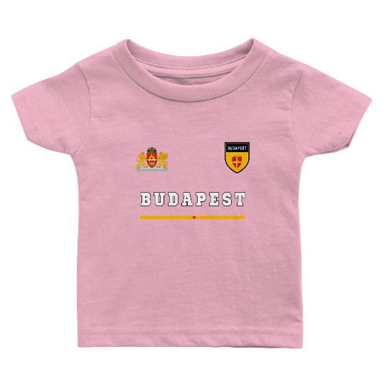 Budapest Sportsoccer Jersey Flag Football Hungary Baby T Shirts