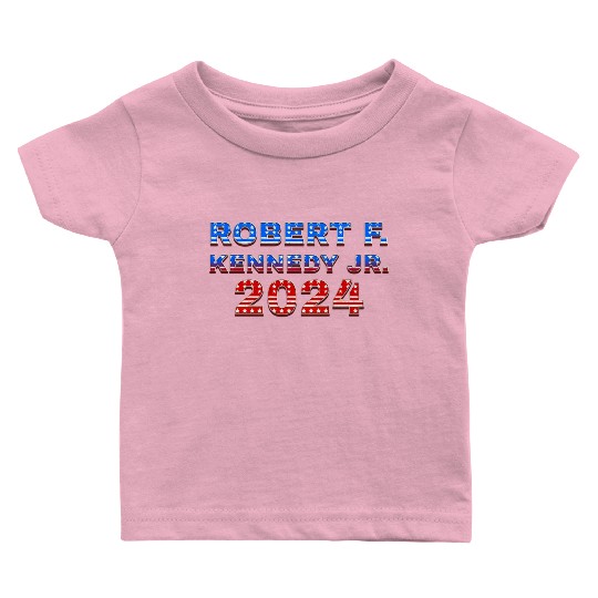 Robert F Kennedy Jr 2024 Stars And Stripes Red Baby T Shirts