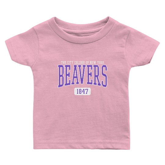 City Of New York Ccny Beavers Est Date Baby T Shirts