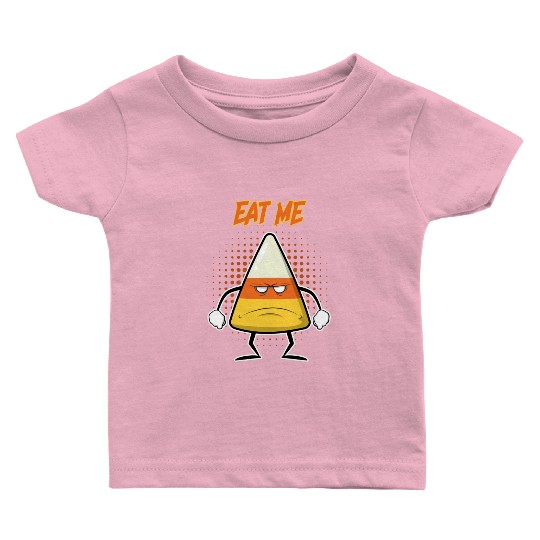 Mean Candy Corn Baby T Shirts