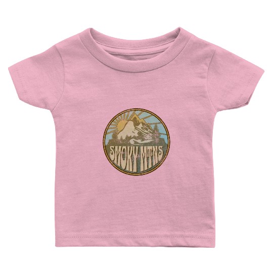 Great Smoky Moains Nature Moains Hiking Baby T Shirts