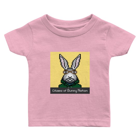 Citizens of Bunny Nation NFT #86 Artwork Baby T Shirts