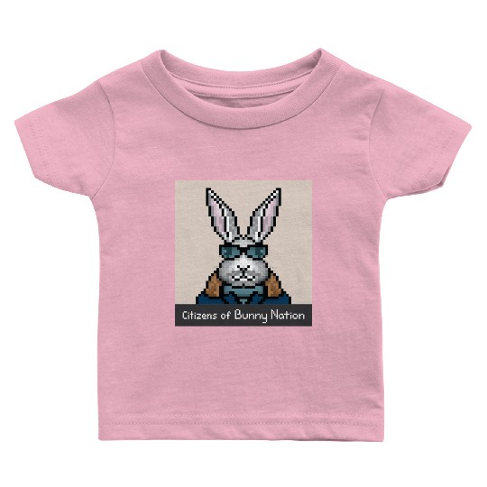 Citizens of Bunny Nation NFT #74 Artwork Baby T Shirts