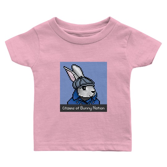 Citizens of Bunny Nation NFT #73 Artwork Baby T Shirts