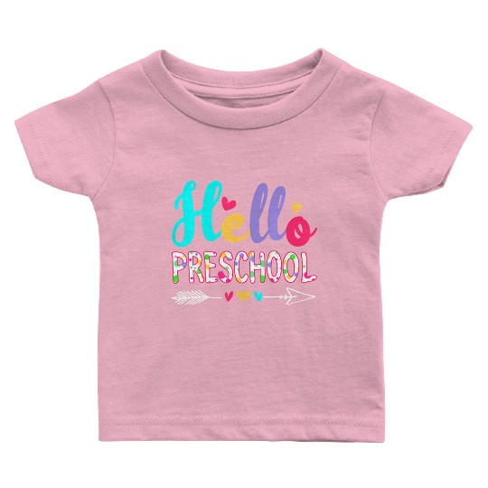 Back To School First Day Preschool Teacher Baby T Shirts