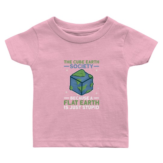 The Cube Earth Society Earth Planet Space Lover Baby T Shirts