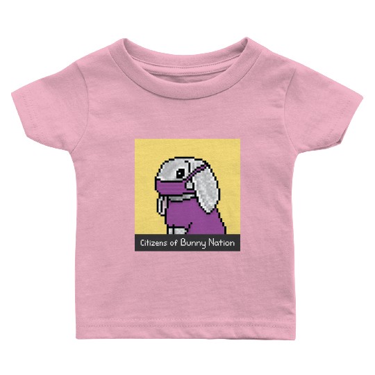 Citizens of Bunny Nation NFT #33 Artwork Baby T Shirts