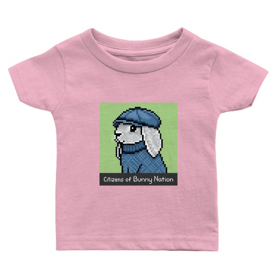 Citizens of Bunny Nation NFT #40 Artwork Baby T Shirts