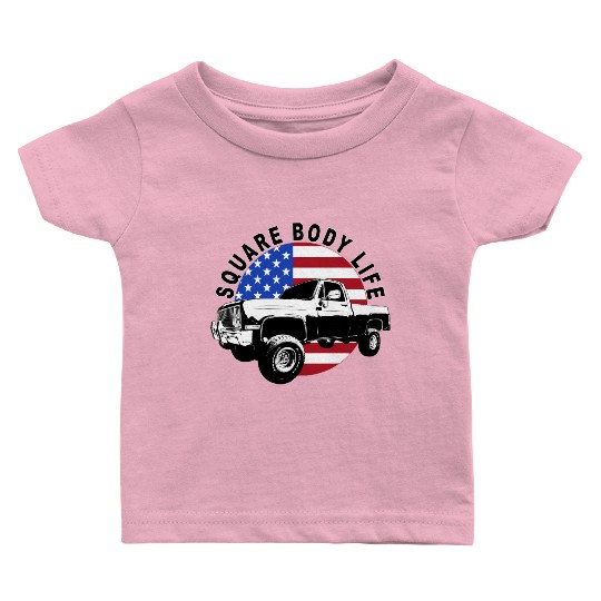 Squarebody Truck 4X4 Square Body Baby T Shirts