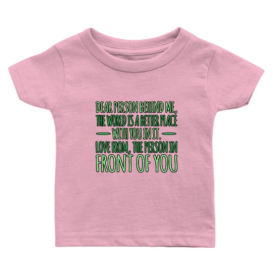Person Behind Metal Health Awareness Supporter Baby T Shirts