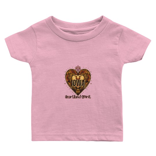 IOWA Heartland Spirit Baby T Shirts
