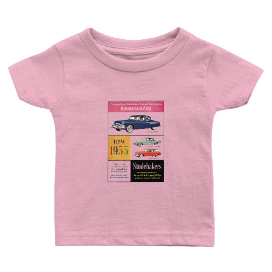 STUDEBAKER PACKARD 1950s AD PRESIDENT COMMANDER Baby T Shirts