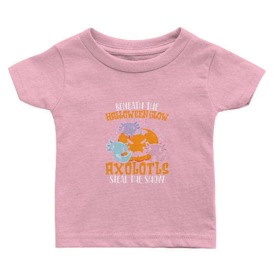 Axolotl Halloween Trick Or Treat Amphibian Axolotl Baby T Shirts