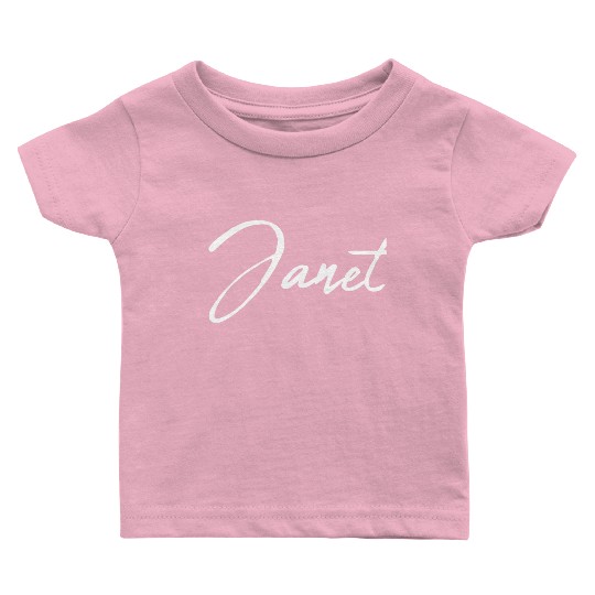 Beautiful Feminine Janet Handwritten Baby T Shirts