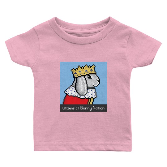 Citizens of Bunny Nation NFT #5 Artwork Baby T Shirts