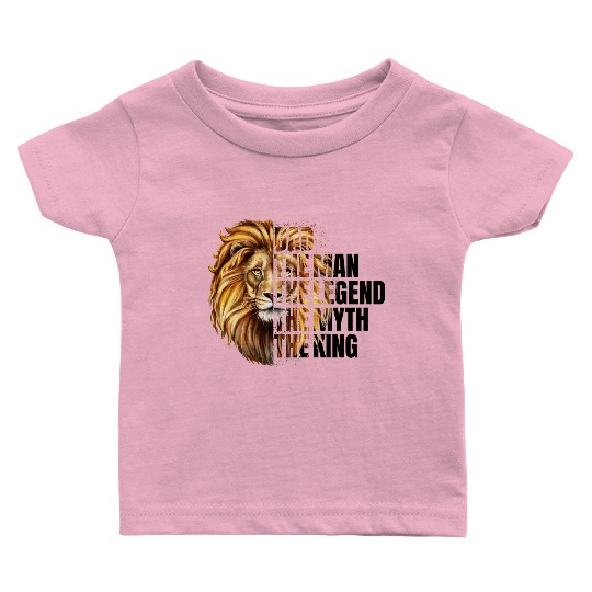 The Man the Legend Lion Baby T Shirts
