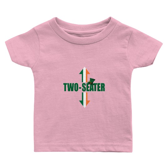 Irish Flag Two Seater Party-Trashy Humor Baby T Shirts