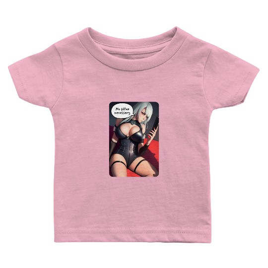 Cyberpunk Waifu Influencer Design 3 Baby T Shirts