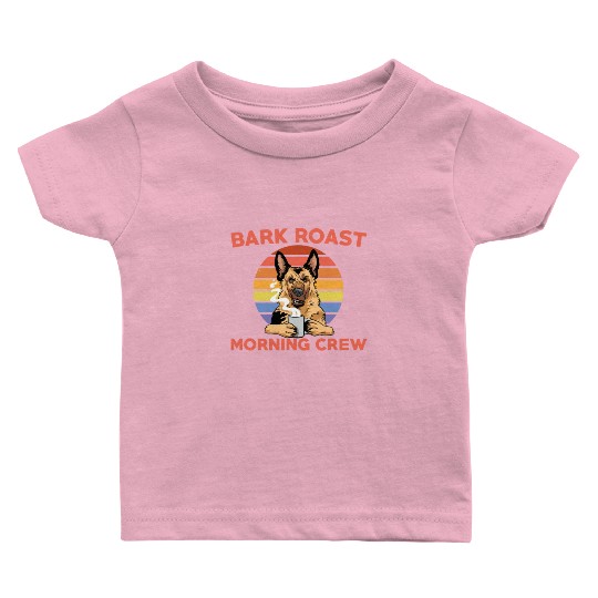 Funny Dark Coffee Dog Black Coffee Baby T Shirts