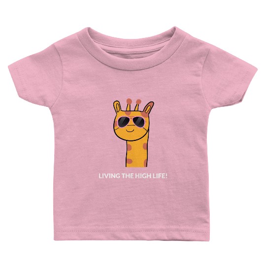 Cute Long Neck Giraffe Baby T Shirts