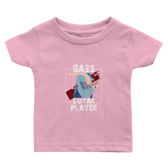 Bass Guitar Player Band Musician Music Baby T Shirts