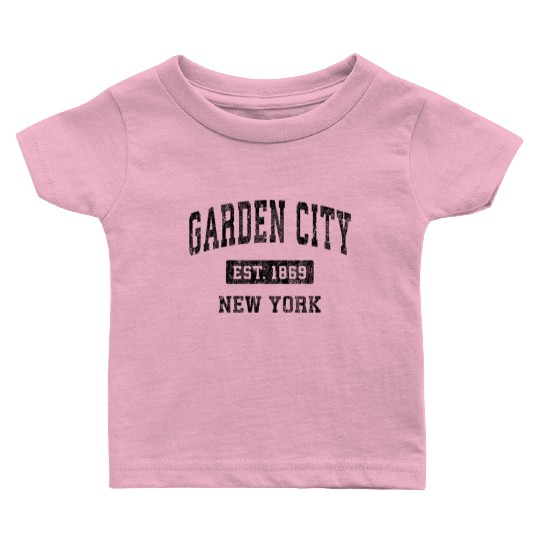 Garden City New York Ny Sports Black Baby T Shirts