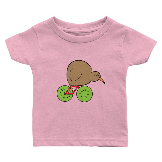 Kiwi Bird New Zealand Kiwi Bird And Kiwi Fruit Kiw Baby T Shirts
