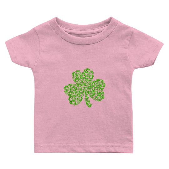 Gamer Game Shamrock St Patric Day Irish Baby T Shirts