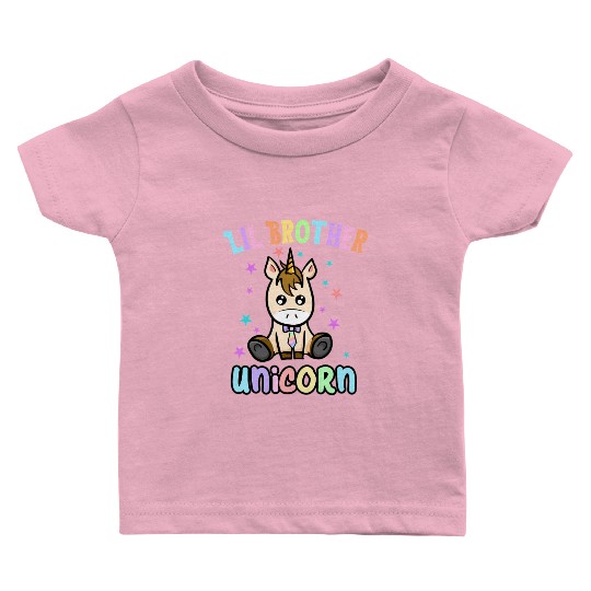 Lil Brother Uorn Party Toddlers Baby T Shirts