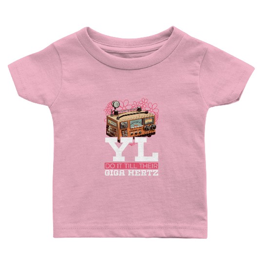 Ham Radio Operator Morse Code Radioactivity Baby T Shirts
