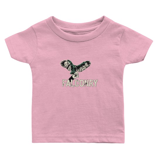 Falconry Bird Falcon Hunting Falconer Baby T Shirts