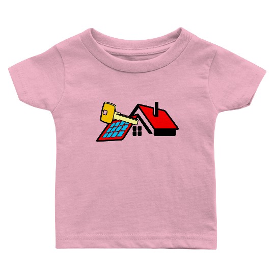 Key for the new house with solar panels Baby T Shirts