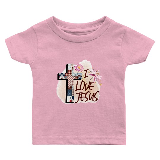I Love Jesus Baby T Shirts