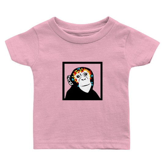 Monkey Face Monkey Monkey Baby T Shirts