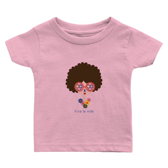 Cute Frida Kahlo In Colorful Summer Vacation Baby T Shirts