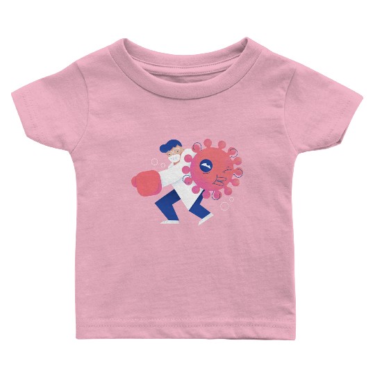 Health Care Professional Beating Coronavirus Baby T Shirts