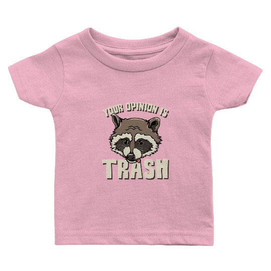 Raccoon Trash Panda Meme Garbage Humor Baby T Shirts
