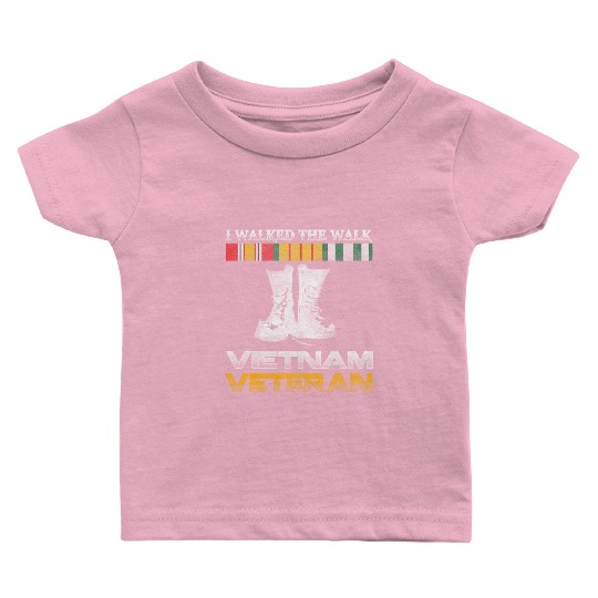 Vietnam Veteran Us Veterans Day For Baby T Shirts