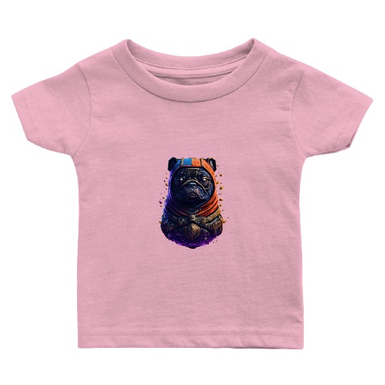 Adorable Frenchie Astronaut: Dog in a Space Suit Baby T Shirts