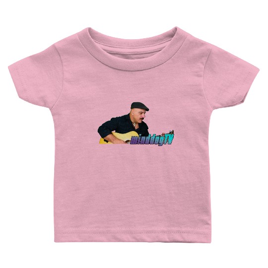 Minddog Guitar Player Baby T Shirts