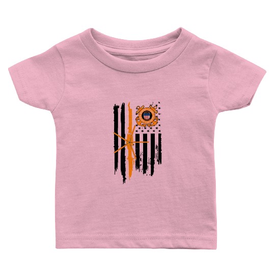 Us Coast Guard Uscg U S Armed Forces Patriot Baby T Shirts