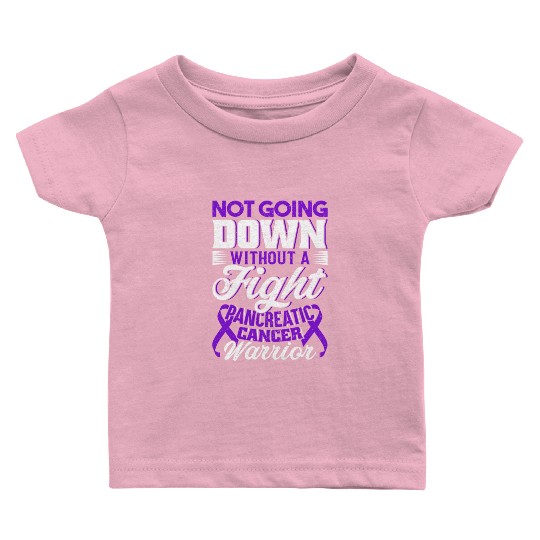 Pancreatic Cancer Pancreas Warrior Chemo Patient Baby T Shirts