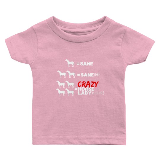 Crazy Horse Lady Baby T Shirts